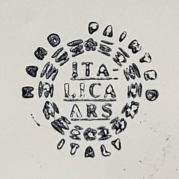 Vintage Hand Painted in Italy Majolica Italica ARS Ceramic Turkey Serving Dish - Picture 9 of 11